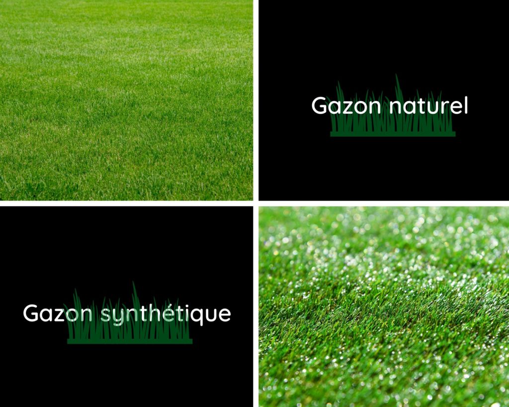Avantages et inconvenients gazon naturel et synthétique