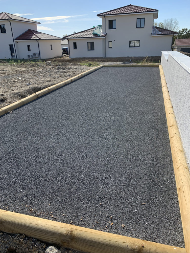 Terrain de pétanque - ec garden paysagiste Lyon