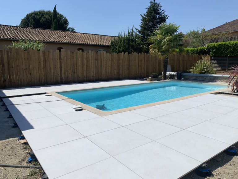 Cloture et terrasse ec garden paysagiste lyon